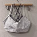 Zyia  Active Luxe Strappy Bra Grey‎ Sports Athletic Women's Size s Photo 0