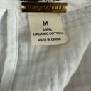 Magaschoni  Gauze Ruffle Dress White MEDIUM Organic Cotton Beach Resort Designer Photo 4