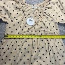 Petal and Pup  Beige with Navy Blue Polka Dots Mini Tunic Dress Size 6 Photo 8