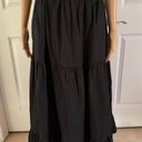 o.p.t One Pretty Time Tiered Maxi Skirt Black Photo 1