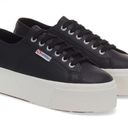 Superga Black Platform Shoes Photo 0