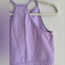 Krass&co J.o& Light Support Seamless Rib Knit Tank Top, Lilac/Lavender Tank, Size M-L Photo 12