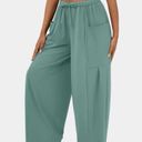 Halara NWT  Mid rise Wide Leg Pants Photo 3