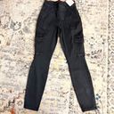 Spanx Stretch Twill Ankle Cargo Pant‎ Washed Black Size Small Petite NWT Photo 4