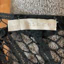 Hinge Lace Sheer Black Top Size 1 Fits Medium Photo 1