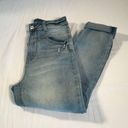 No Bo  High Rise Cropped Distressed Jeans Womens Sz 9 Blue Photo 6