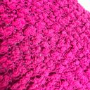 Zenana Outfitters Cardigan LARGE Pink Popcorn Knit Open Front Barbiecore Winter Minimalist Photo 6