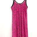 Victoria's Secret  VS Pink Black Cheetah Leopard Mesh Y2K Babydoll Lingerie Dress Photo 9