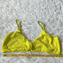 Good American 14.  Women’s Always Fits Twist Bikini Top Electric yellow001 size 8 Photo 3