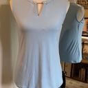 Carmen Marc Valvo XS Blue Sleeveless Top Photo 0