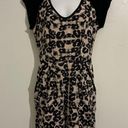 Rebecca Taylor Silk LEOPARD BLOCK Mini Dress color black & cream Size US 4 NWT Photo 15