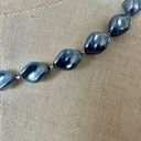 Vintage Blue  beaded necklace Photo 2