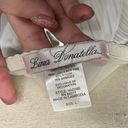 Linea Donatella  Ivory Beaded Appliqué Lingerie Slip Dress Photo 3