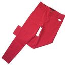 J Brand NWT  Alana High Rise Crop in Carmine Red Photo Ready Stretch Jeans 32 Photo 0