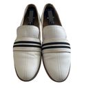 Rag and Bone  Leather Loafers Women's 40/10 White Black Slip On Photo 1