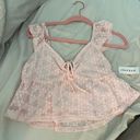 PacSun La Hearts Keyhole Lace Babydoll Top Photo 0