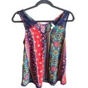 belle du jour  Colorful Blouse/Tank. Size Medium Photo 2