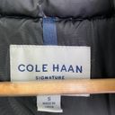 Cole Haan  Taffeta Quilted Black Puffer Down Coat Jacket Women's Size Small S Photo 8