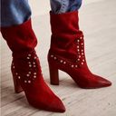 Free People  Dakota Studded Western Boot Ginger Snap Womens Size 37.5 Photo 0