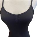 Black Leotard Bodysuit Pinch Front Scoop Back M Dance Size M Photo 4