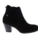 Paul Green  Black Suede Leather Ankle Booties US size 7 Photo 0