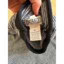 Duluth Trading Co. CoolMax Striped Turtleneck Sweater Top. Medium Black Photo 2