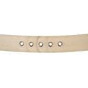 Prada Vintage  Cream White Leather Belt Photo 5