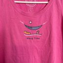 Life is Good  Pink Hang Time Tank Top Size Medium  Women’s Sleeveless Top Photo 2