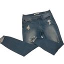 KanCan USA KanCan Estilo Distressed Jeans with Rips  Medium Wash  Size 27 Inseam 26” Photo 1