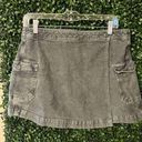 American Eagle  Green Corduroy Skort Sz 10 Photo 0