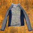 Avia Blue Half Zip Up Workout Top Photo 2