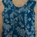 Free People Blue Floral Tank Photo 3