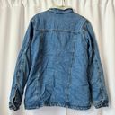 Marine layer Blue Sherpa Lined Denim Jean Jacket Size Small Photo 4