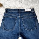 RE/DONE NWT Revolve x  High Rise Button Front Ankle Crop Jeans Photo 5