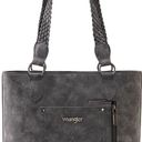 Wrangler Women's Top-handle Satchel Bags, Conceal Carry Crossbody Shoulder Bag Tote Purse Bags for Women With Zipper Pockets U-Shaped Braid And Unique Rivet Design Photo 1