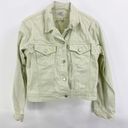 00s GAP Vintage Cotton Collared Button Flap Pocket Trucker Jacket Yellow Size M Photo 4