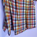 Lane Bryant  Plaid Cotton Off the Shoulder Short Sleeve Elastic Button Size 18/20 Photo 7