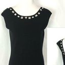 Chetta B  Evening Womens Black Rhinestone Blouse Sleeveless‎ Formal Size Small Photo 1