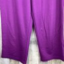 Hanes  Size Medium (8-10) Lightweight Purple Cropped Capri Joggers Stretc… Photo 3