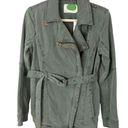 Anthropologie #137  NWT belted moto jacket in moss Photo 0