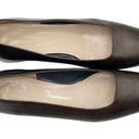 Salvatore Ferragamo  Shoes Bronze Italian Leather Square Toe Flats Women’s Size 9 Photo 2