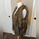 Full Tilt Women’s  FAUX FUR VEST. Size Medium Photo 2