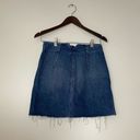 GRLFRND  Twiggy High Rise Denim Mini Skirt Size 28 Photo 3