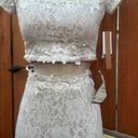 Macy's Beautiful 2 Piece Lace Dress Size Xsmall Photo 3