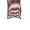 Talbots T by  Women T-Shirt Dress Stripe Shortsleeve Metallic French Terry Red XS Photo 4