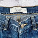 Bermuda Abercrombie &‎ Fitch Short Womens 2/26 Blue Cotton Distressed Denim  Photo 1