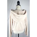 Urban Outfitters Outfittes cream colored oversized cropped hoodie Sz M Photo 3