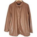 Marc New York  Faux Leather Shacket Jacket Size Large Photo 0