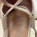 Frye Roberta Ghillie Sandals 7M Beige Strappy Wedge Heel Rope Detail Shoes Photo 5
