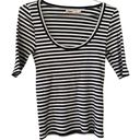 Faherty  Freestyle Rib T-Shirt in Navy Desi Stripe S Photo 1